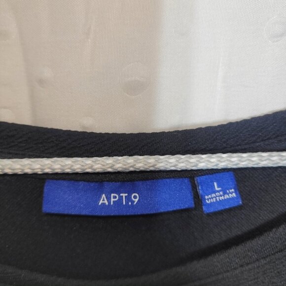 APT.9 Black and White Dress Size L - Picture 3 of 9